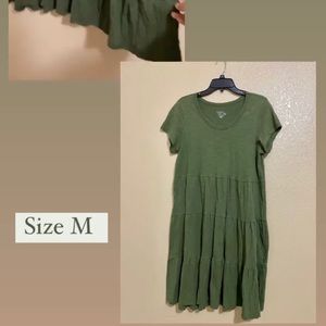 Olive green dress